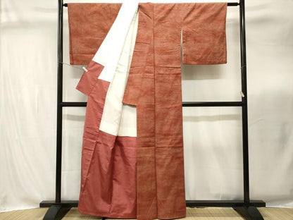 平和屋着物■上質な紬　霞文　正絹　逸品　CABI8297ev