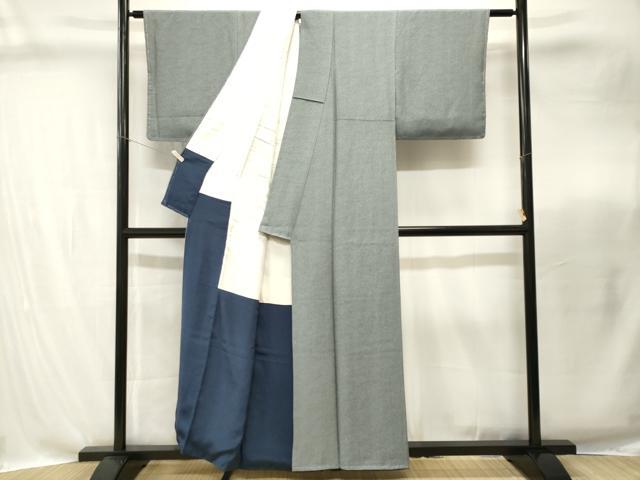 平和屋着物■上質な小紋　鹿の子文　正絹　逸品　CABI8301ev