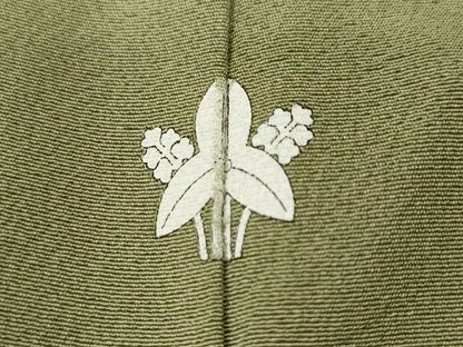 平和屋着物■訪問着　作家物　駒刺繍　折り鶴吉祥花文　金彩　正絹　逸品　CABI8310ev