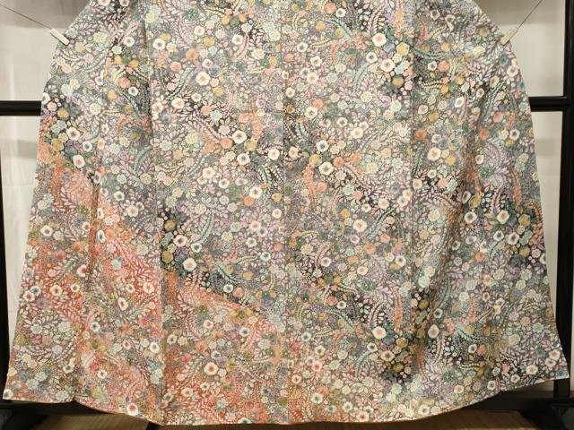 平和屋着物■訪問着　絞り　辻が花　正絹　逸品　CABI8314ev