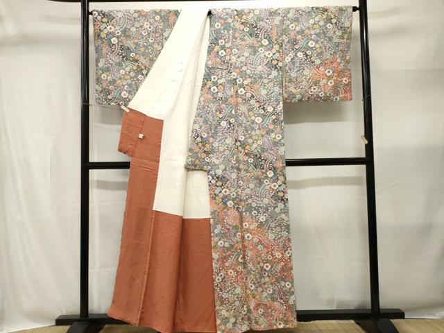 平和屋着物■訪問着　絞り　辻が花　正絹　逸品　CABI8314ev