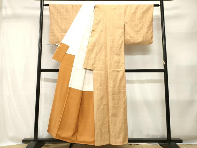 平和屋着物■上質な紬　霞文　正絹　逸品　CABI8317ev