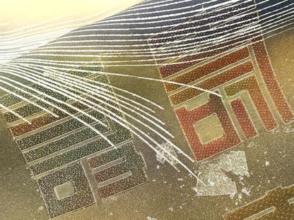 平和屋着物■豪華黒留袖　蓑亀　寿字文　暈し染め　金彩　正絹　逸品　CABI8330ev