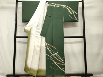 平和屋着物■訪問着　鬘帯花文　金彩　正絹　逸品　CABI8332ev