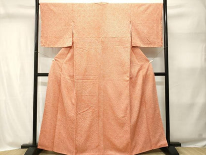 平和屋着物■大変加工の良い総絞り小紋　正絹　逸品　CABI8333ev