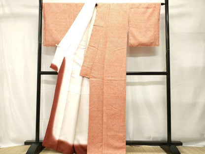 平和屋着物■大変加工の良い総絞り小紋　正絹　逸品　CABI8333ev