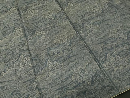 平和屋着物■本場大島紬　樹林風景文　正絹　逸品　CABI8334ev