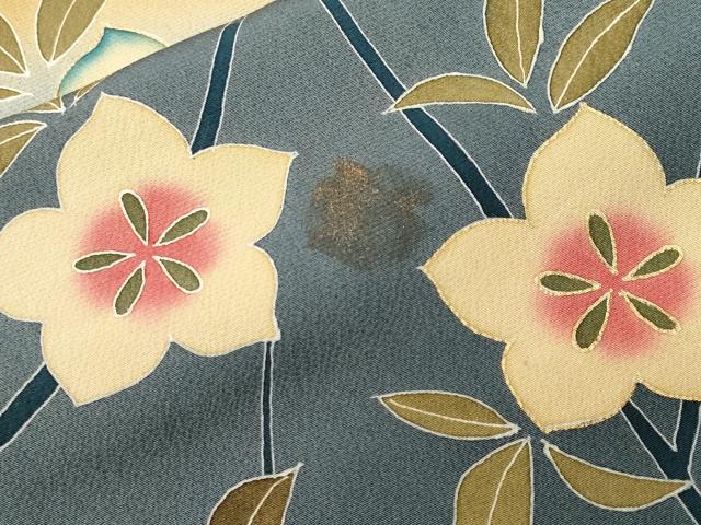 平和屋着物■豪華振袖　枝花文　暈し染め　金彩　正絹　逸品　CABI8345ev