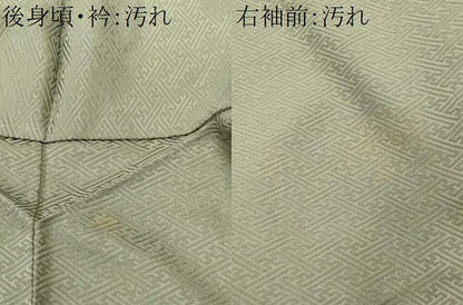 平和屋着物■訪問着　絞り　刺繍　道長地紙花文　金彩　正絹　逸品　CABI8353ev