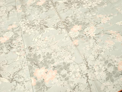 平和屋着物■上質な小紋　枝花文　正絹　逸品　CABI8358ev