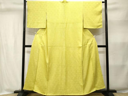 平和屋着物■大変加工の良い総絞り小紋　正絹　逸品　CABI8364ev