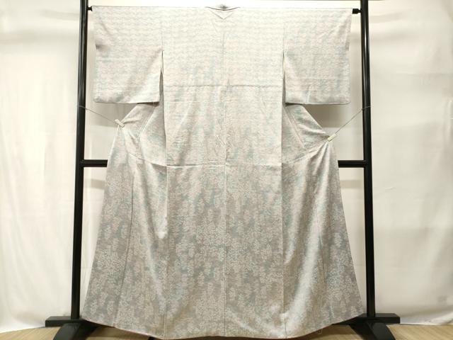 平和屋着物■上質な小紋　草花文　正絹　逸品　CABI8370ev