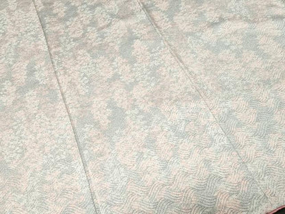 平和屋着物■上質な小紋　草花文　正絹　逸品　CABI8370ev