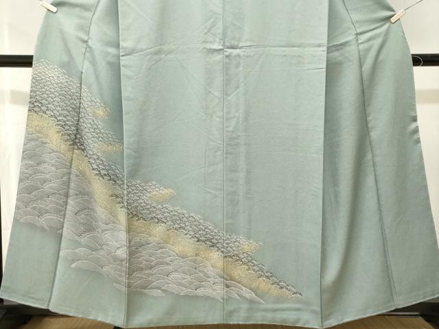 平和屋着物■訪問着　浜松文　金彩　正絹　逸品　CABI8384ev