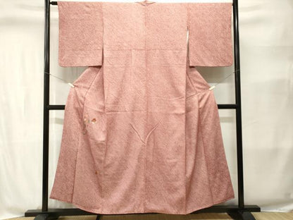 平和屋着物■色留訪問着　刺繍　絞り　枝椿文　正絹　逸品　CABI8385ev