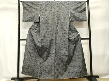 平和屋着物■上質な紬　蜀江花文　正絹　逸品　CABI8386ev