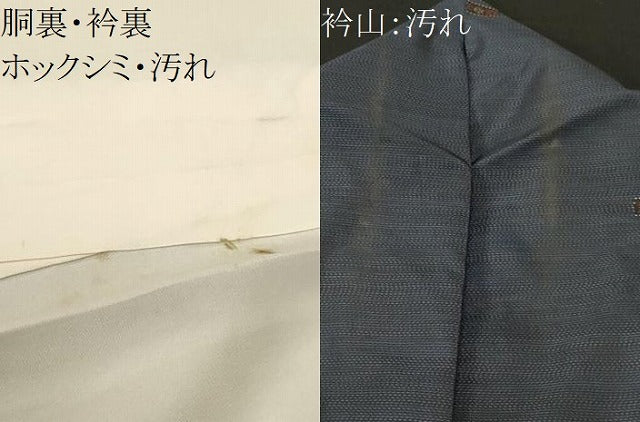 平和屋着物■本場大島紬　横段花文　正絹　逸品　CABI8389ev