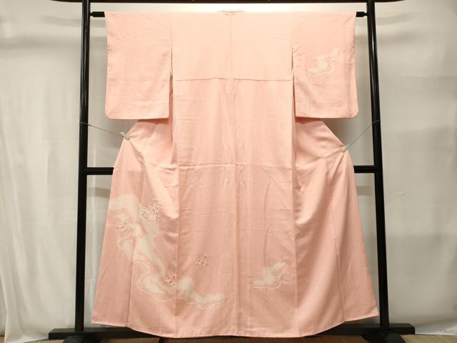 平和屋着物■訪問着　刺繍　絞り　絵巻花文　正絹　逸品　CABI8395ev