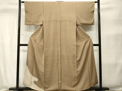 平和屋着物■色留訪問着　刺繍　絞り　笹文　正絹　逸品　CABI8399ev