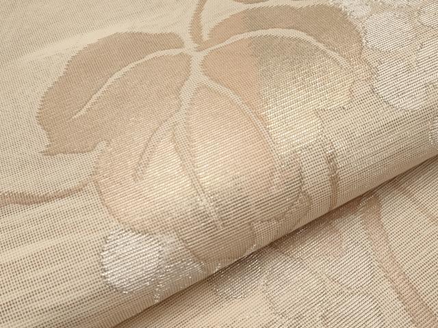 平和屋着物＊夏物　六通柄袋帯　葡萄蔦の葉文　金銀糸　正絹　逸品　CABI8401tx