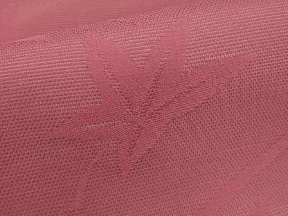 平和屋着物＊夏物　全通柄袋帯　楓文　三越扱い　今様色　正絹　逸品　CABI8403tx