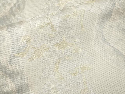 平和屋着物＊夏物　西陣　川島織物　六通柄袋帯　枝松文　金銀糸　三越扱い　正絹　逸品　CABI8409tx