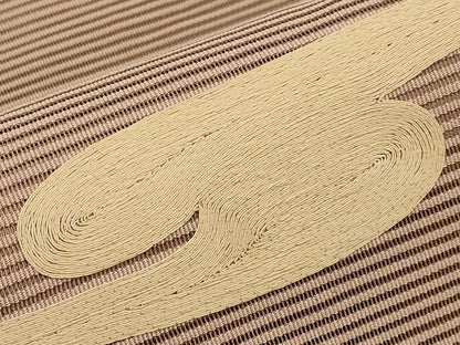 平和屋着物＊夏物　八寸名古屋帯　絽綴れ　刺繍　流水文　正絹　逸品　CABI8428tx