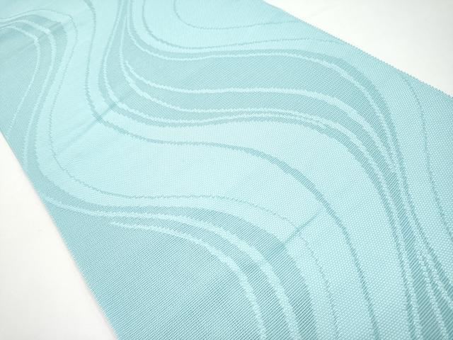 平和屋着物＊夏物　八寸名古屋帯　流水文　瓶覗色　正絹　逸品　CABI8430tx
