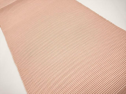 平和屋着物＊夏物　八寸名古屋帯　一斤染色　銀糸　松坂屋扱い　正絹　逸品　CABI8433tx