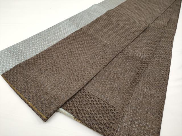 平和屋着物▽太鼓柄袋帯　スリーシーズン　春夏秋　櫛織　霞文　金糸　正絹　逸品　CABI8438tx
