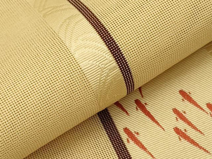 平和屋着物＊夏物　本場筑前博多織　八寸名古屋帯　メダカ　正絹　逸品　CABI8458tx
