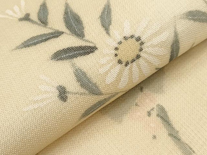 平和屋着物＊夏物　太鼓柄袋帯　手描き　枝花文　金彩　正絹　逸品　CABI8484tx