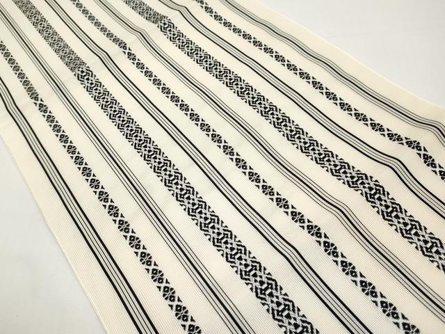 平和屋着物＊夏物　本場筑前博多織　八寸名古屋帯　紗献上　正絹　逸品　未使用　CABI8493tx