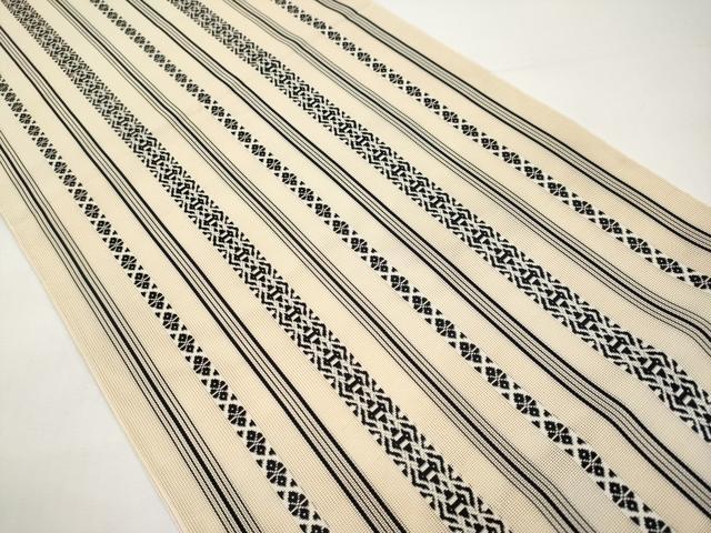 平和屋着物＊夏物　本場筑前博多織　八寸名古屋帯　紗献上　正絹　逸品　CABI8495tx