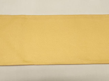 平和屋着物＊夏物　九寸名古屋帯　草花文　玉蜀黍色　正絹　逸品　CABI8501tx