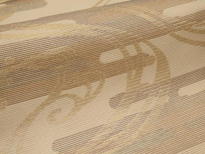 平和屋着物＊夏物　六通柄袋帯　エ霞光琳水　金糸　正絹　逸品　CABI8516tx