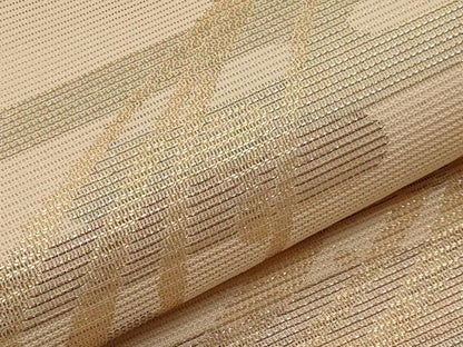 平和屋着物＊夏物　六通柄袋帯　エ霞光琳水　金糸　正絹　逸品　CABI8516tx