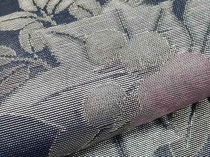 平和屋着物＊夏物　太鼓柄袋帯　草花文　金銀糸　正絹　逸品　CABI8544tx