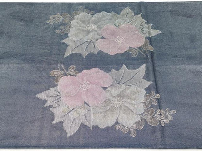 平和屋着物＊夏物　太鼓柄袋帯　草花文　金銀糸　正絹　逸品　CABI8544tx