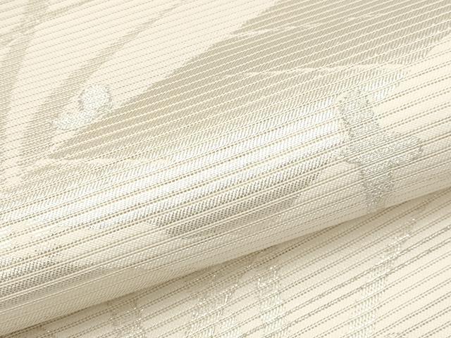 平和屋着物＊夏物　六通柄袋帯　板橋文　銀糸　正絹　逸品　CABI8548tx