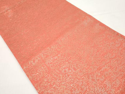 平和屋着物＊夏物　六通柄袋帯　正倉院花唐草文　金糸　正絹　逸品　未使用　CABI8549tx