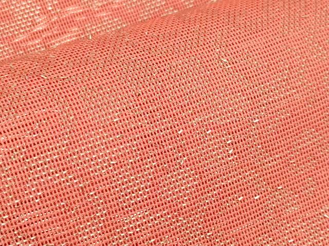 平和屋着物＊夏物　六通柄袋帯　正倉院花唐草文　金糸　正絹　逸品　未使用　CABI8549tx