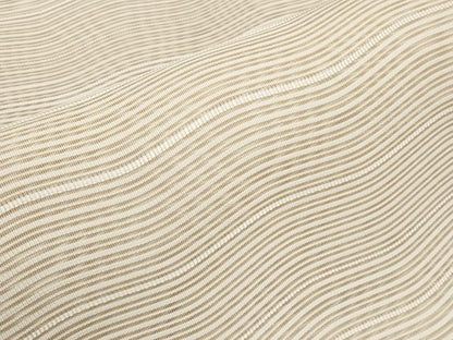 平和屋着物＊夏物　八寸名古屋帯　絽綴れ　よろけ縞　練色　正絹　逸品　CABI8559tx