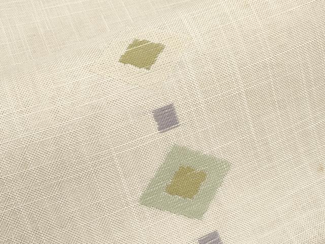 平和屋着物＊夏物　八寸名古屋帯　菱文　CABI8564tx