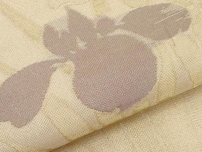 平和屋着物＊夏物　六通柄袋帯　杜若　金糸　正絹　逸品　CABI8580tx