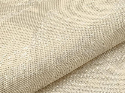 平和屋着物＊夏物　六通柄袋帯　籬文　銀糸　正絹　逸品　CABI8586tx