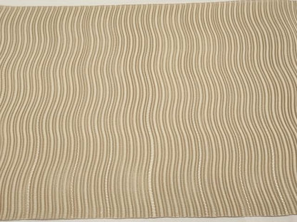 平和屋着物＊夏物　八寸名古屋帯　絽綴れ　よろけ縞　柴染色　正絹　逸品　未使用　CABI8596tx