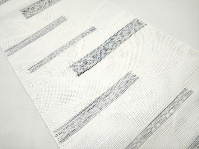平和屋着物＊夏物　八寸古屋帯　花唐草文　CABI8602tx