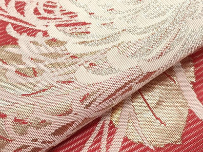 平和屋着物＊夏物　九寸名古屋帯　乱菊　金銀糸　正絹　逸品　CABI8615tx