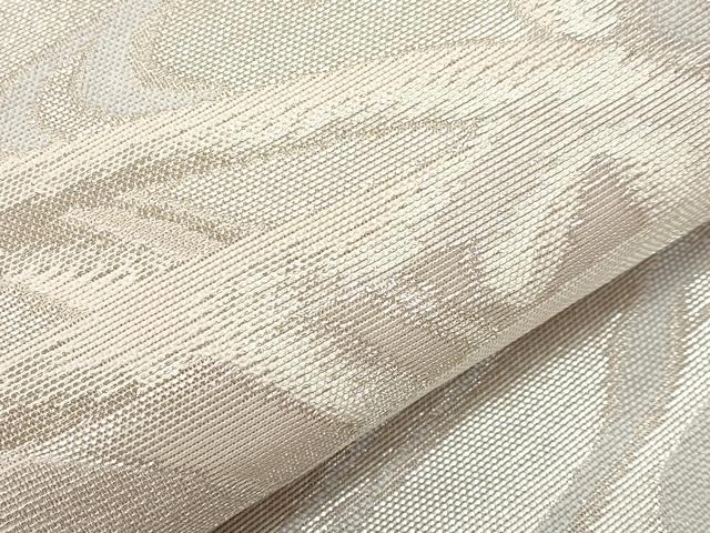 平和屋着物＊夏物　六通柄袋帯　籬流水文　銀糸　正絹　逸品　CABI8621tx